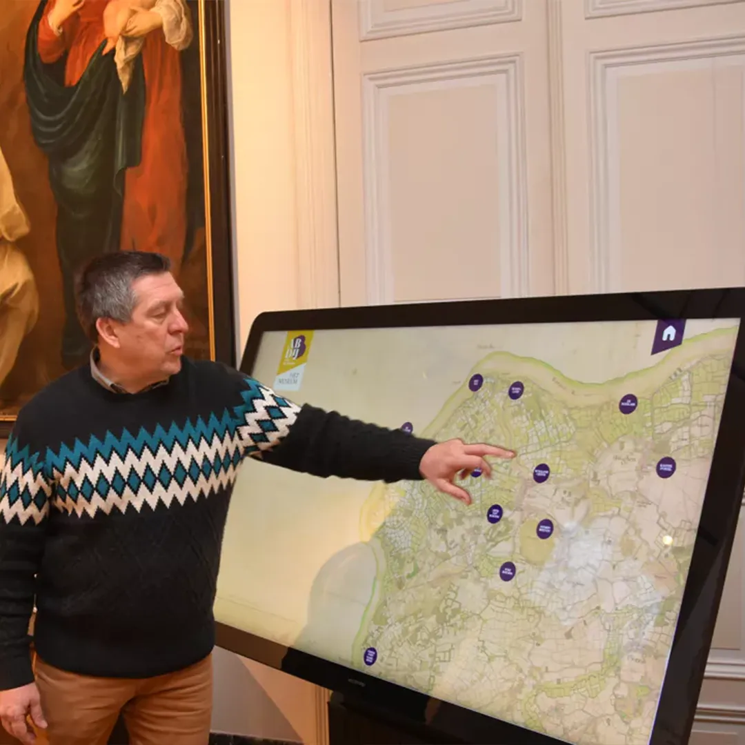 65 inch smart touch table Prestop Abbey