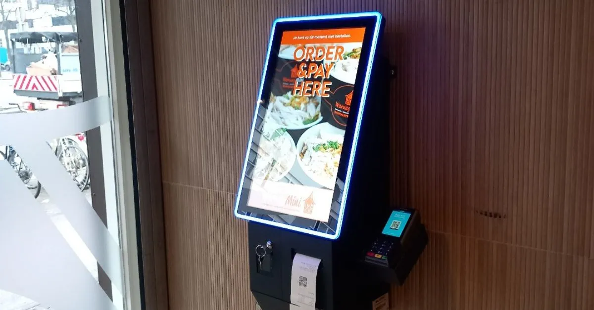 Prestop LED kiosk self service