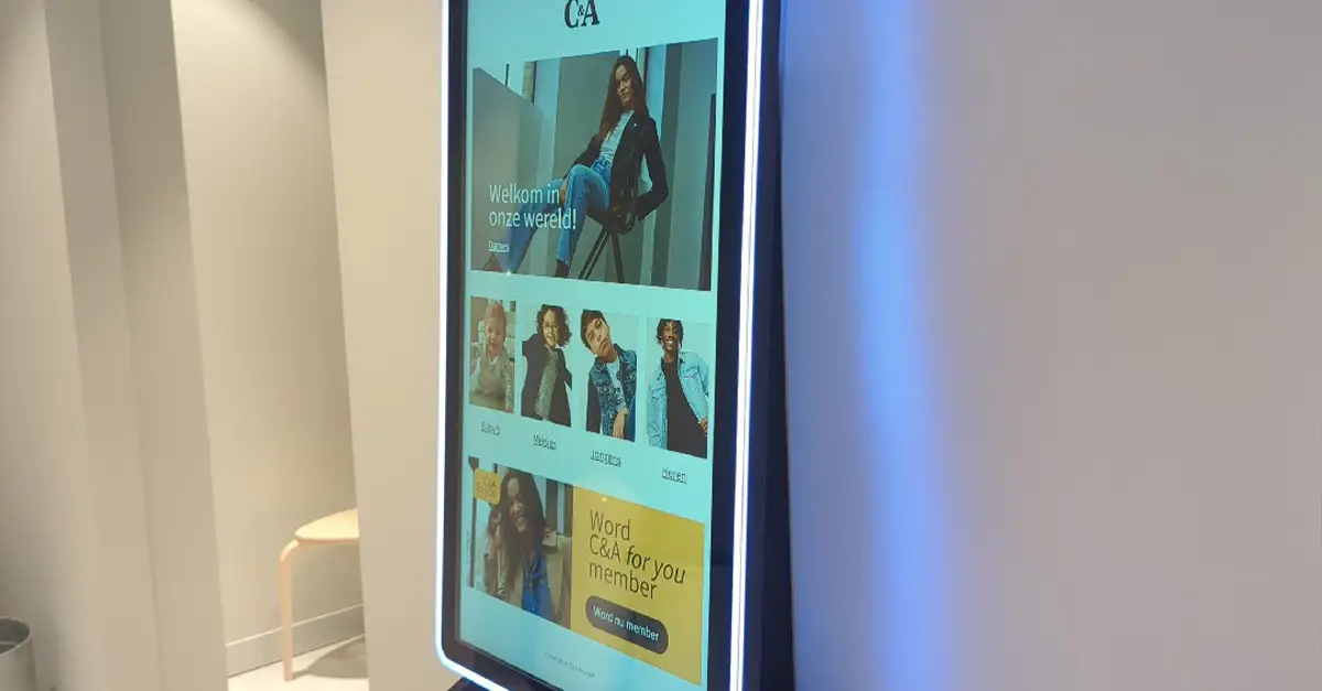 C&A information kiosks by Prestop