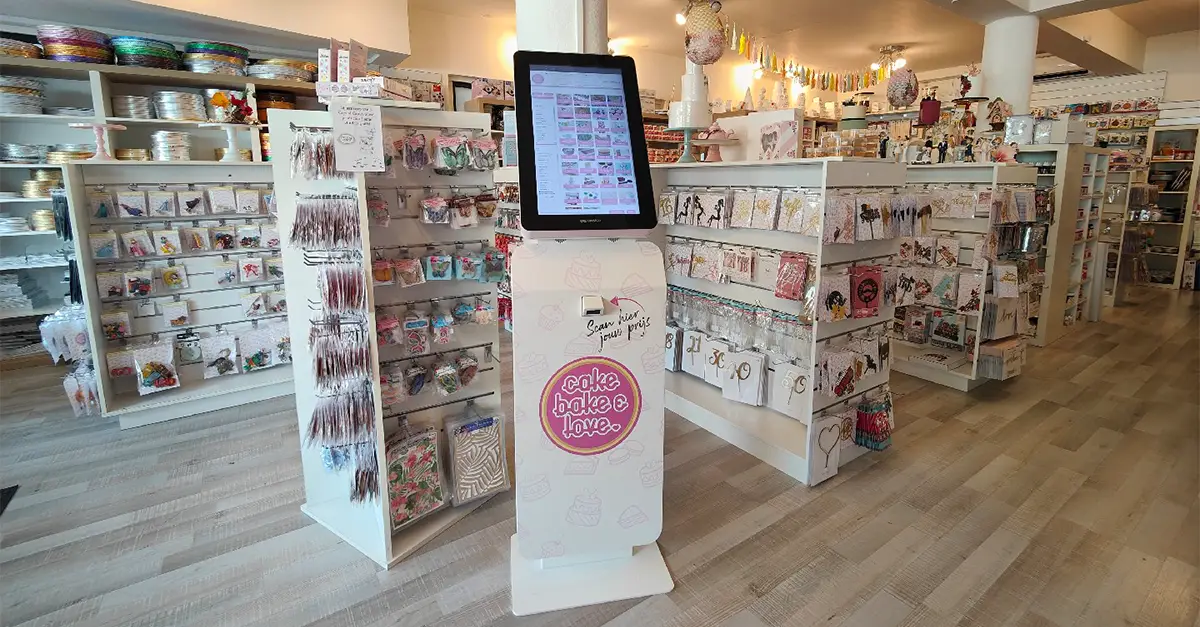 Cake Bake & Love info kiosk Prestop