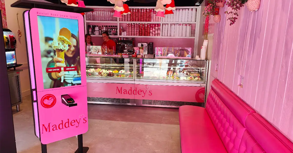 Semi-outdoor kiosk Prestop