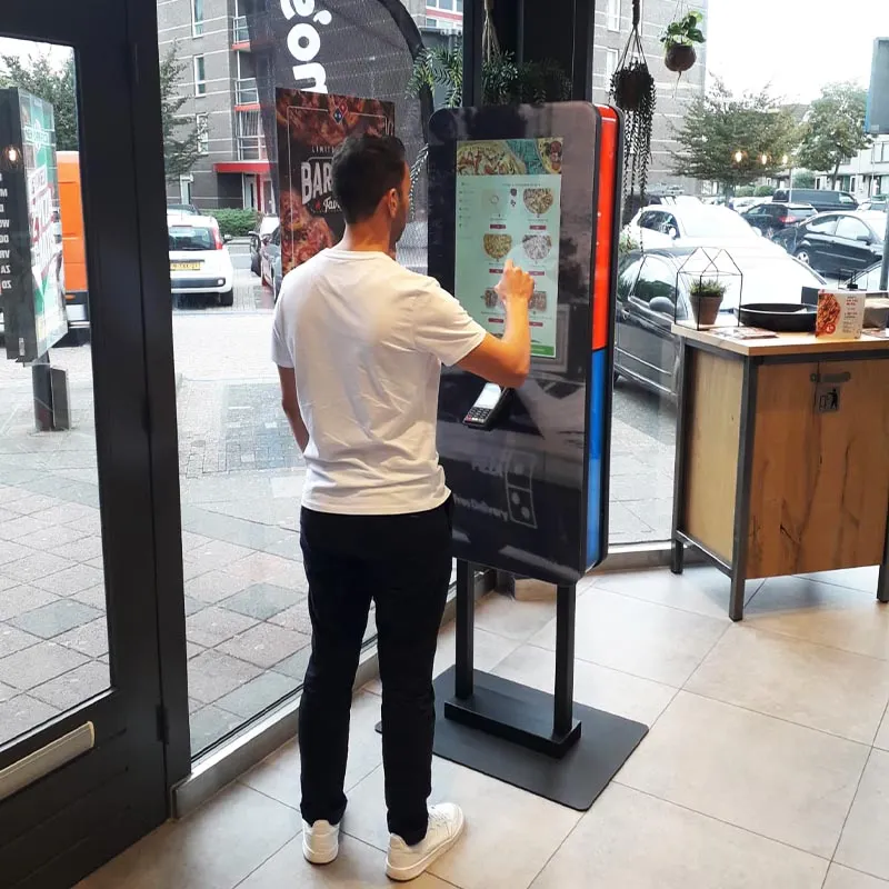 Domino's Pizza Netherlands, Germany, France, Australia and New Zealand order kiosks
