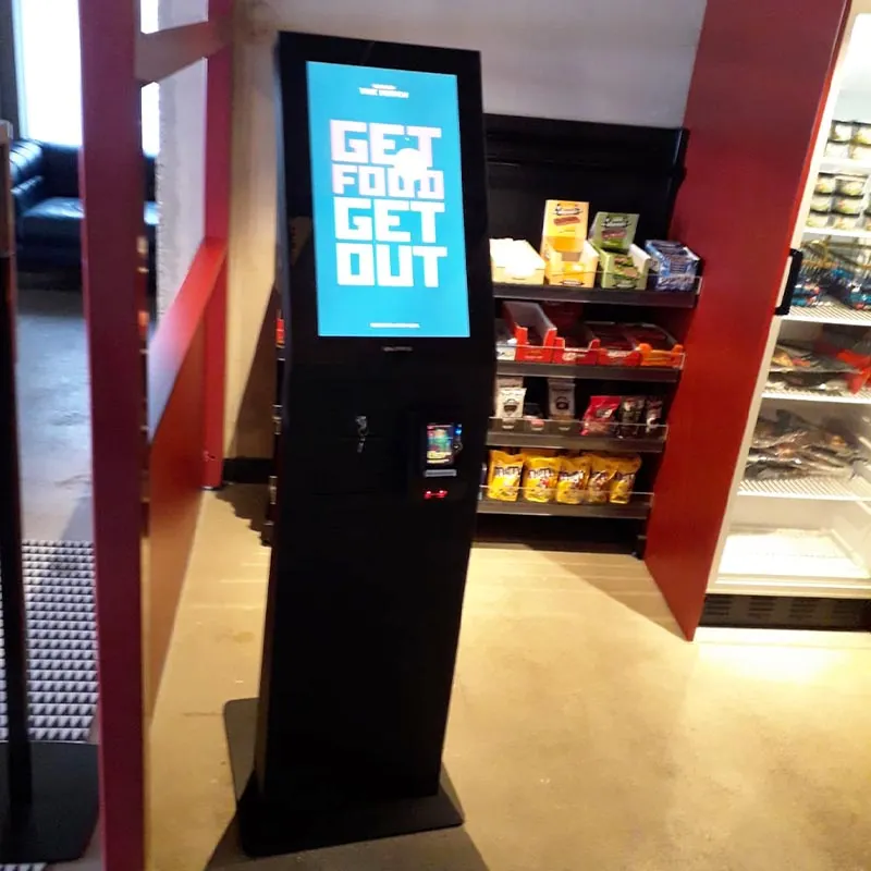 Prestop self-checkout hotel shop