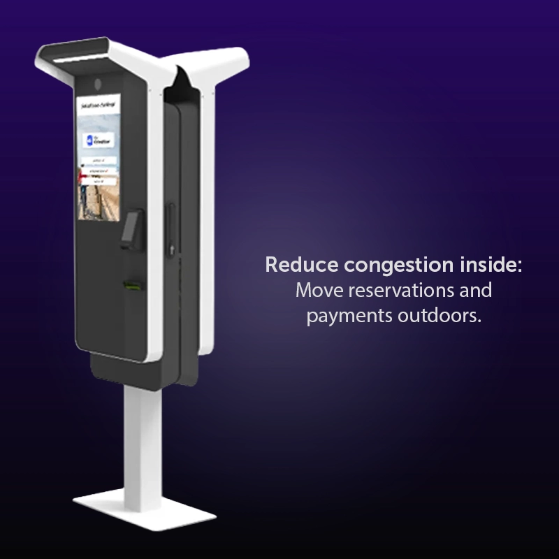Self-Service Bike Rental Outdoor Kiosk
