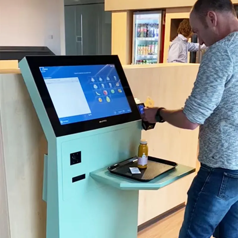 Prestop self-checkout canteen