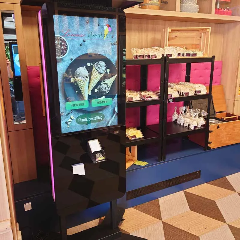 order kiosk ice cream parlor indoor