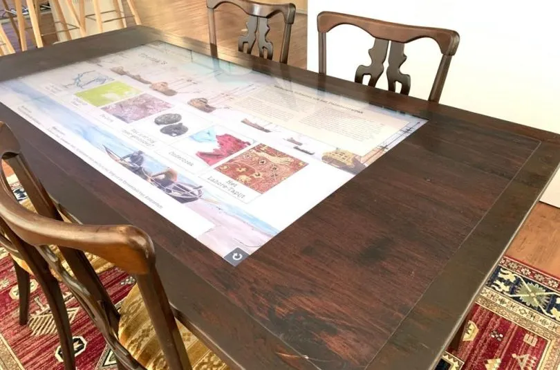 Interactive kitchen table