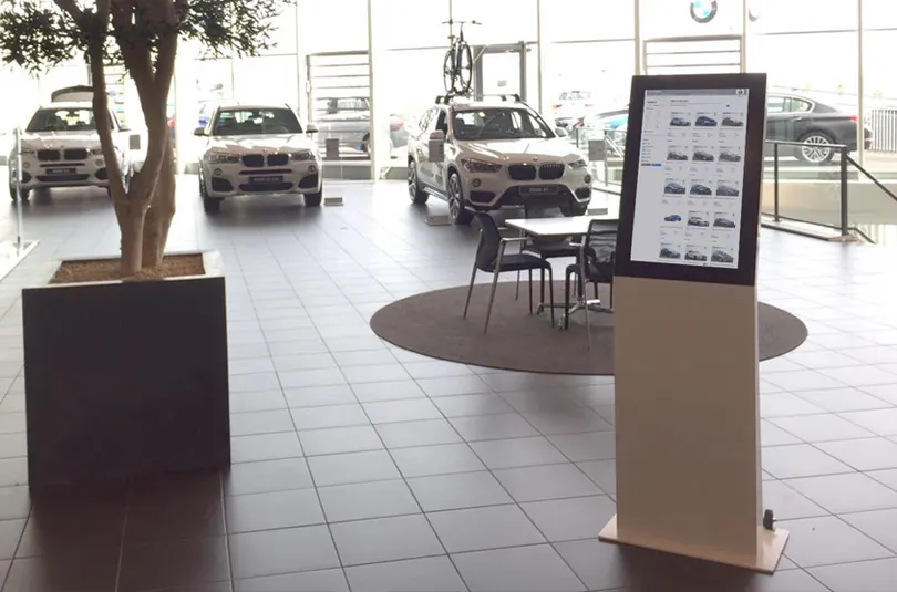 BMW information kiosk Prestop