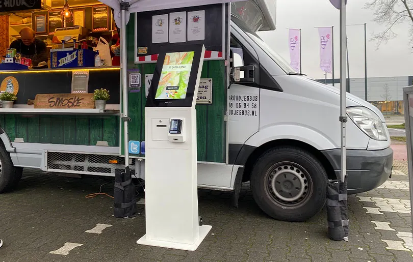 order kiosk QSR food truck food Prestop