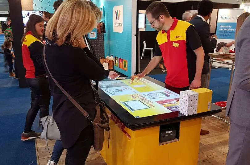DHL touch table Prestop