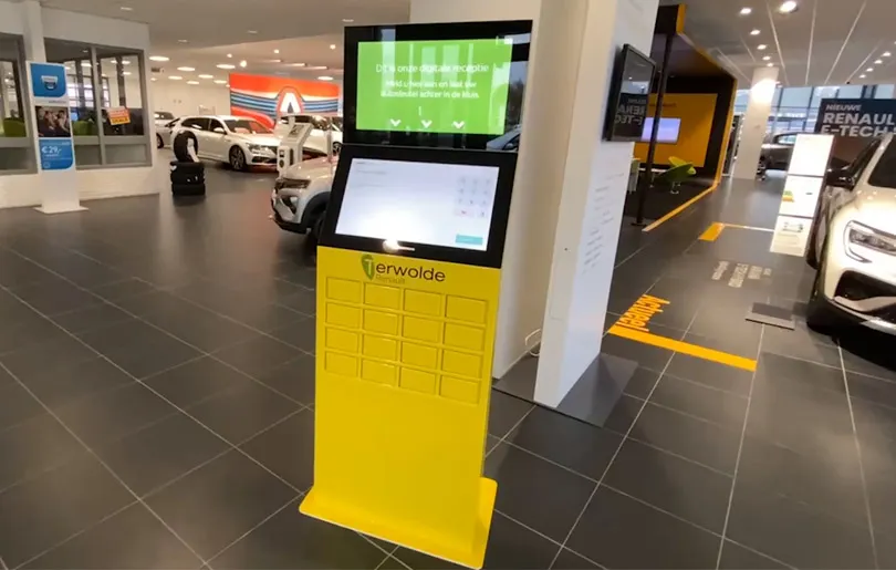 Prestop locker kiosk automative company