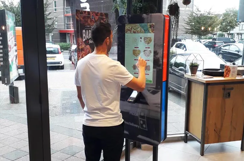 self-order kiosk QSR Prestop