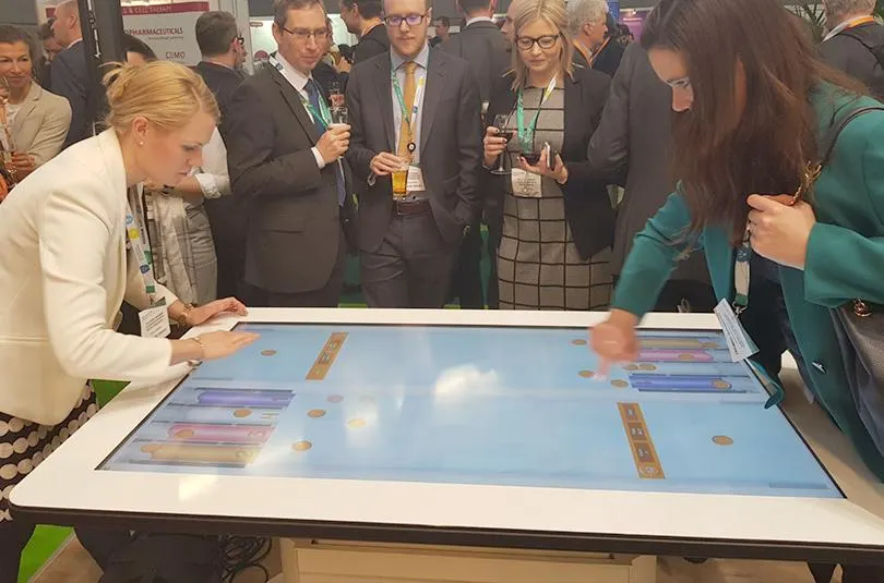 Prestop touchscreen table Health Holland