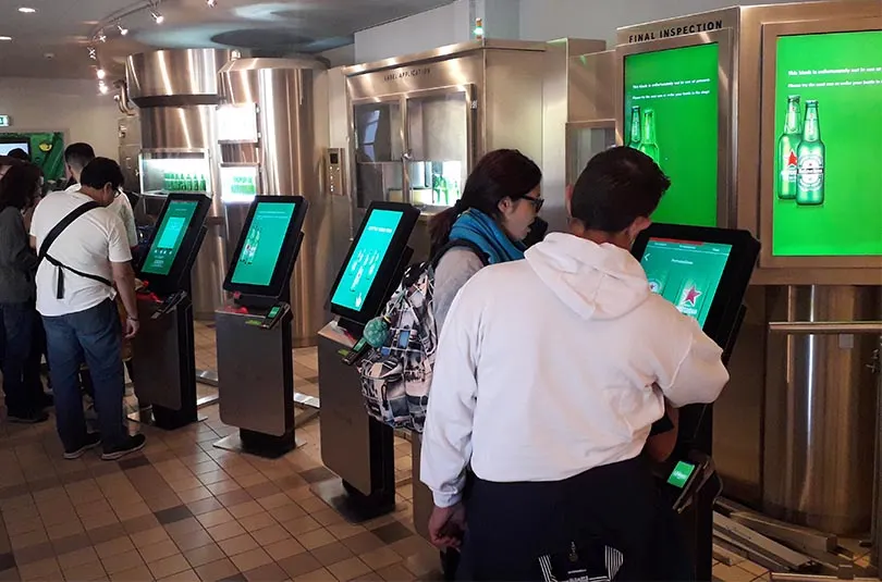 Prestop Order Kiosk for Heineken