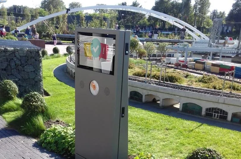 Prestop outdoor kiosks for Madurodam