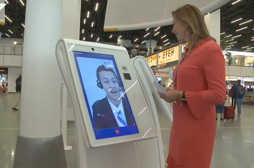 information kiosk schiphol Prestop