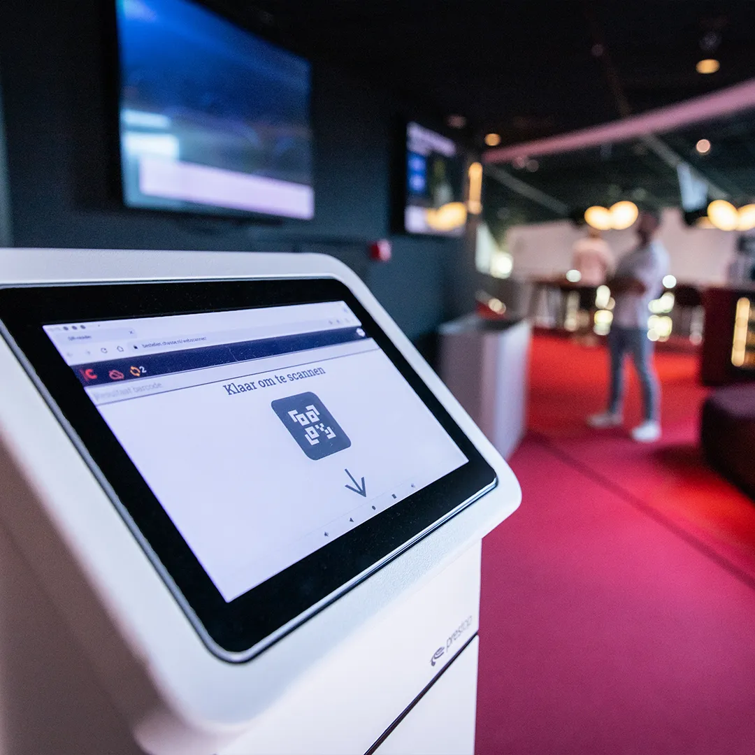 Kiosk close-up