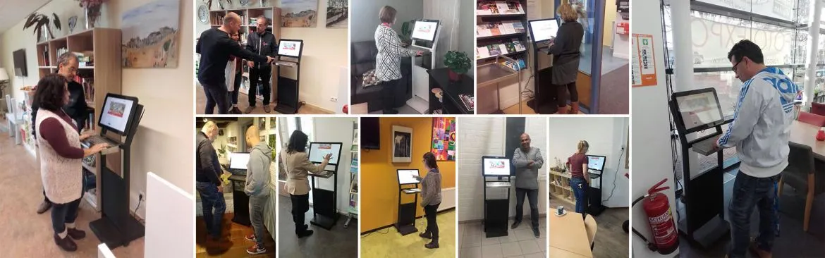 Information kiosk / survey kiosk for the municipality of Utrecht