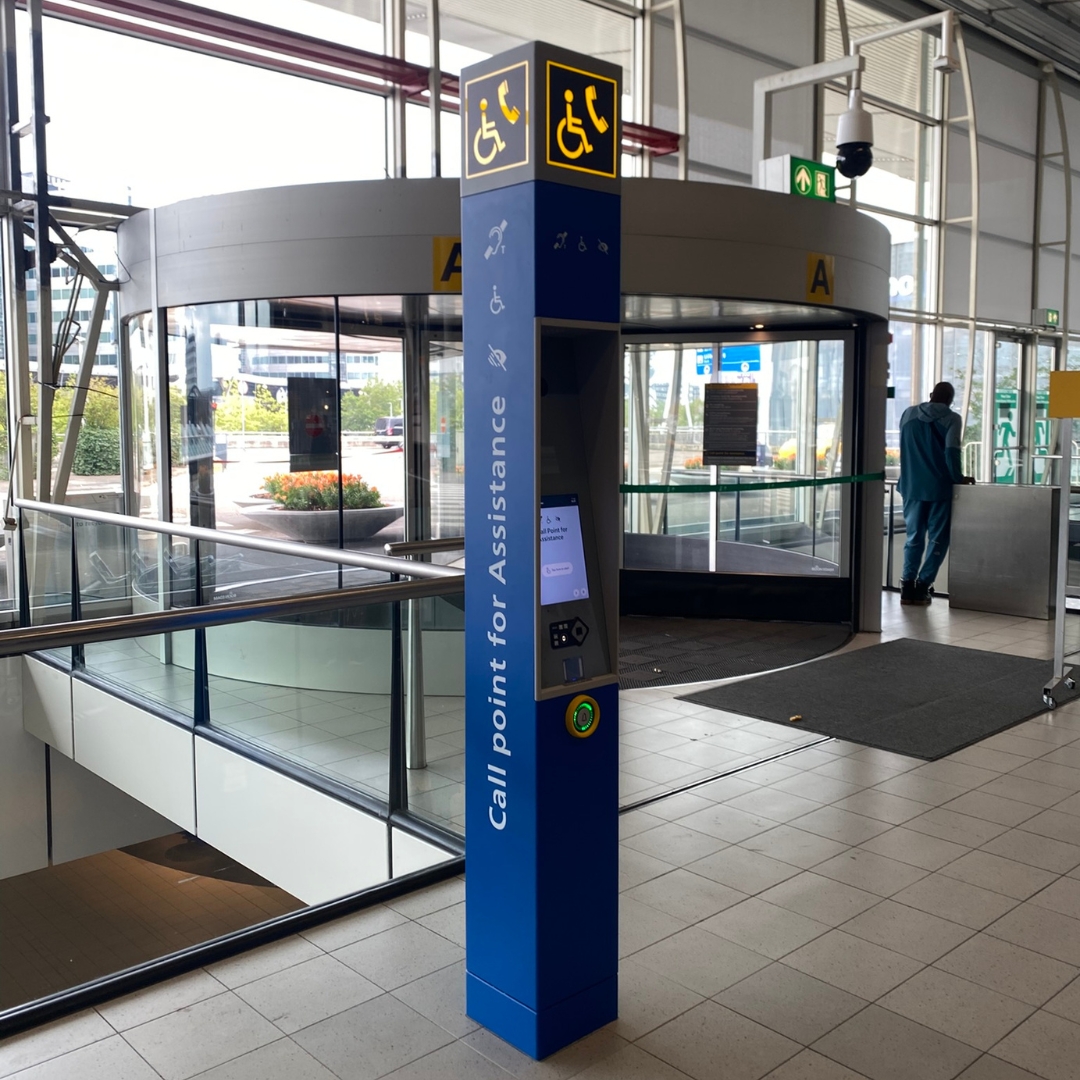 PRM Call Points at Schiphol