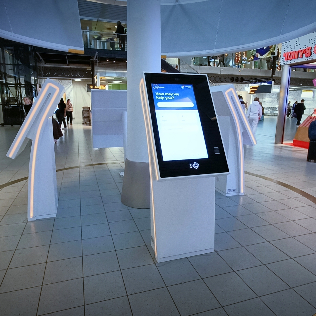 SSU kiosks at Schiphol Airport