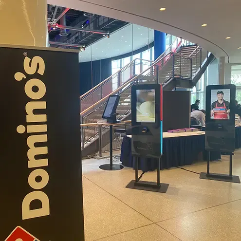 Domino's Rally Deutschland pizza Self-Order Kiosks