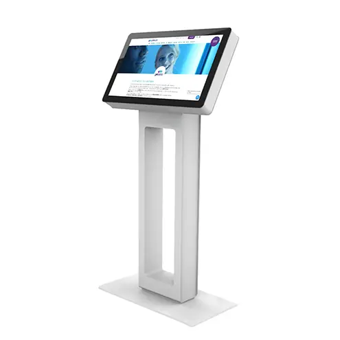 slim registration kiosks line Prestop