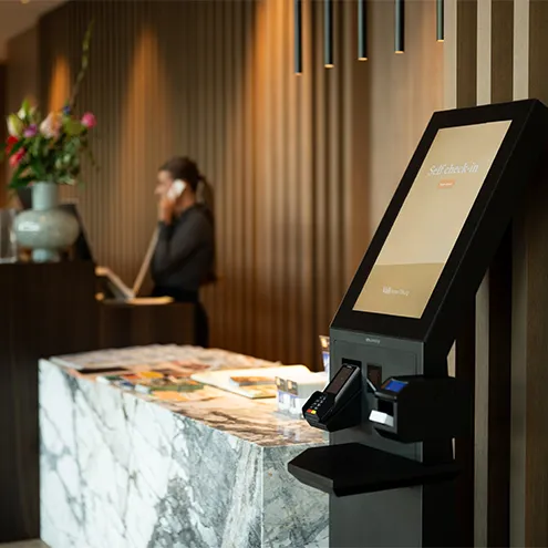 Van der Valk Exclusive hotels registration and check-in kiosks Prestop