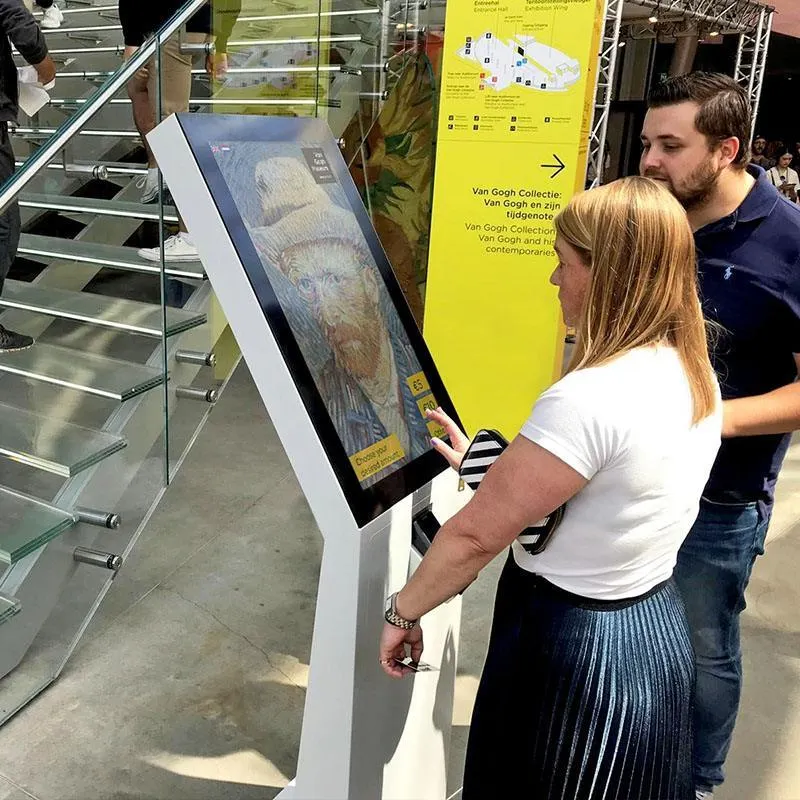 Prestop Van Gogh Museum donation kiosks case