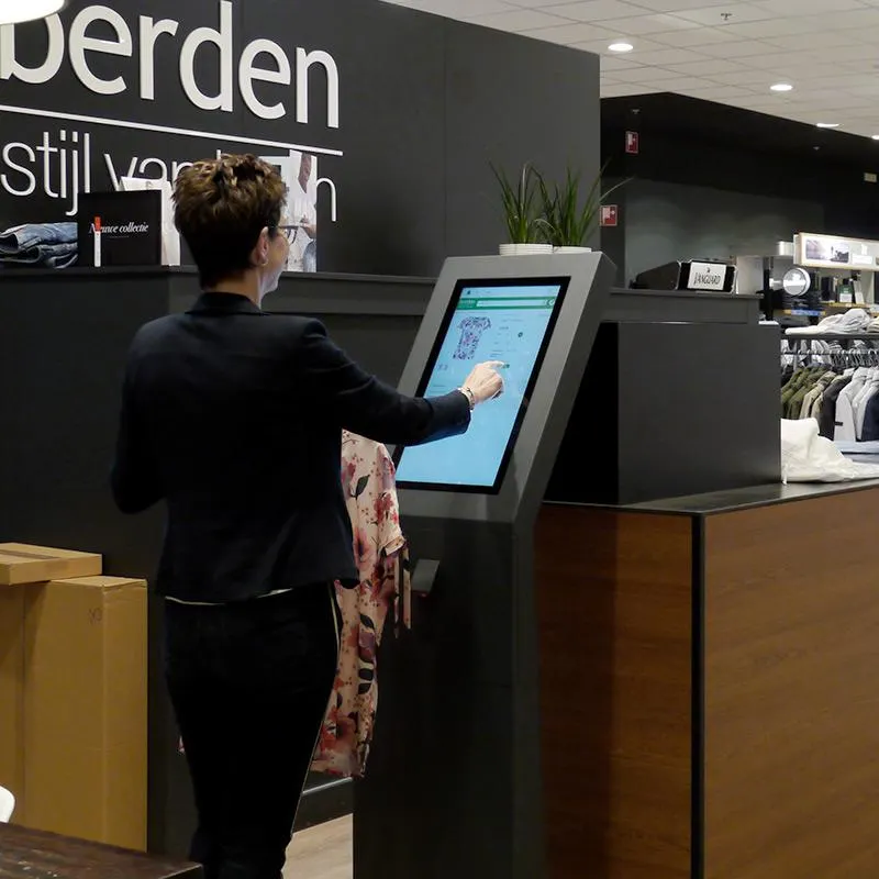 Berden Mode order kiosk case