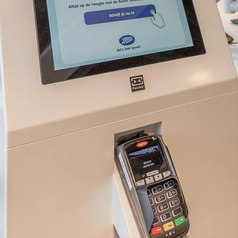 Boots Digital Window Display Order Kiosks