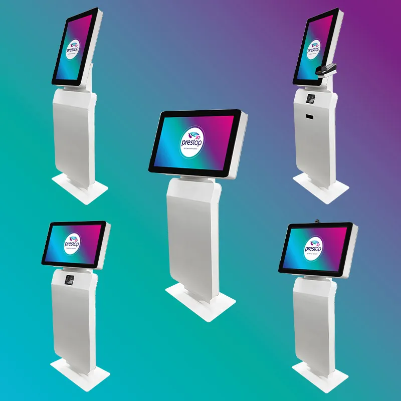 Prestop Evolution kiosks action promotion