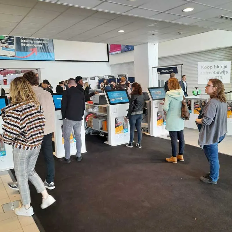 Dutch National Carreer Fair registration kiosks