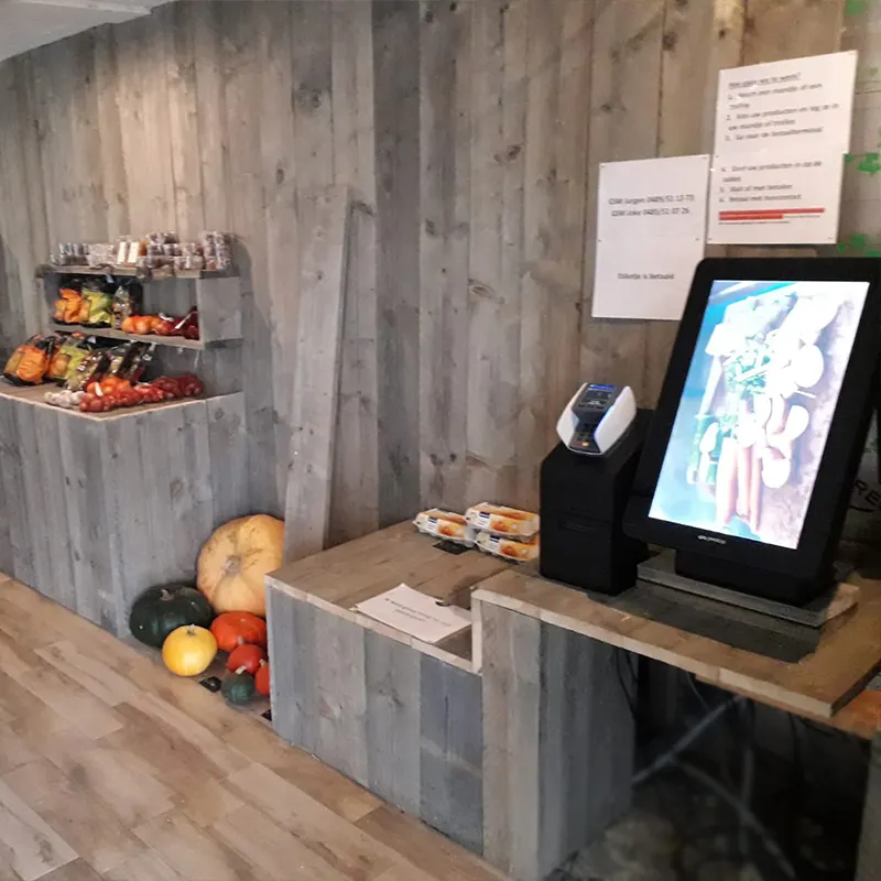 The Polkenhoeve ordering kiosks self-service case