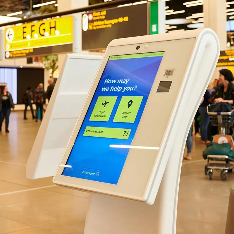 Schiphol Kiosk Self-Service Information Point