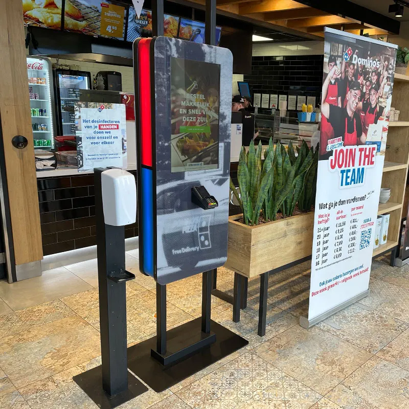 Domino's case Prestop ordering kiosks