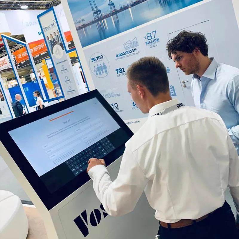 VOS logistics information kiosk rental