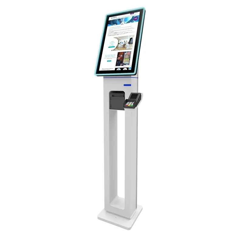 slim line order kiosks food