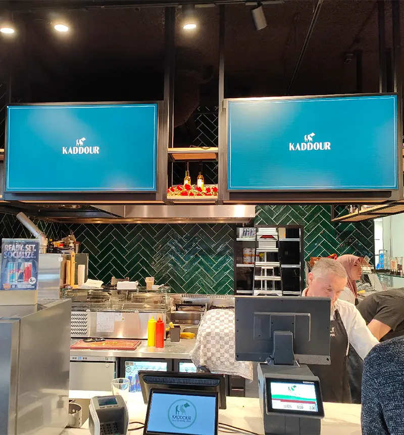 Digital menu boards