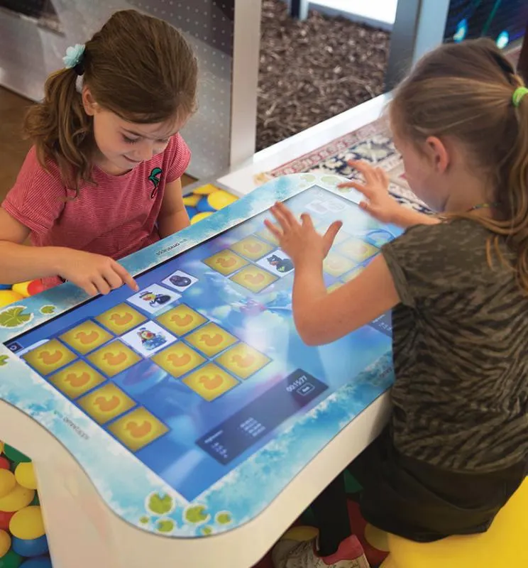 Kids touch table