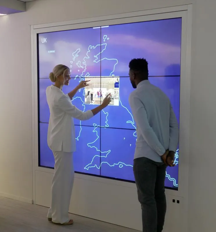 touch video walls