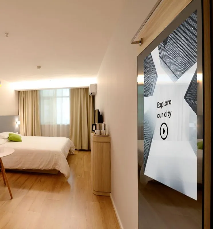 Hotel room mirror