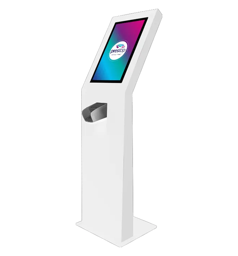 Kiosk Economy 22" P Pin white