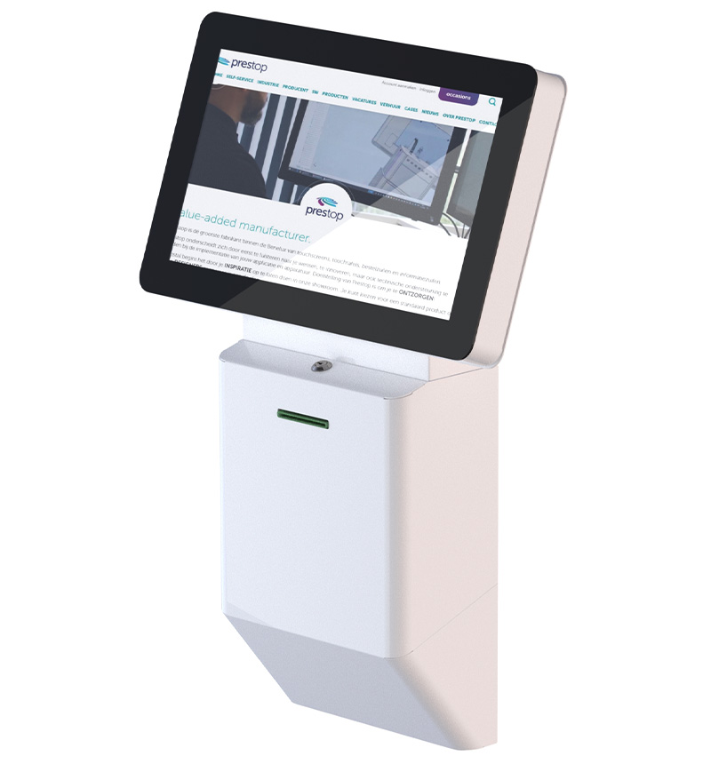 Kiosk Evolution 24" L Desk & Wall