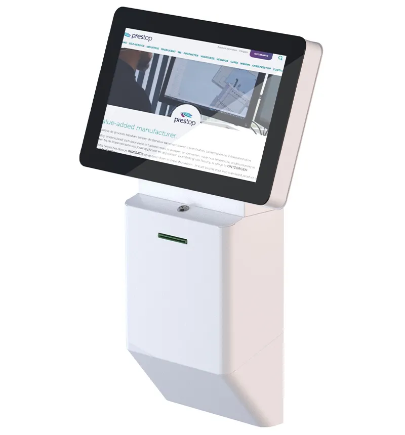 Kiosk Evolution 24" L Desk & Wall