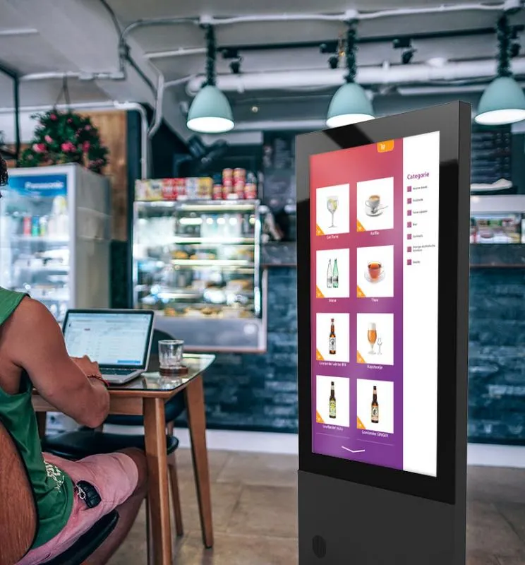 Menu kiosk