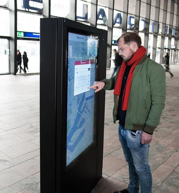 Public transportation kiosk