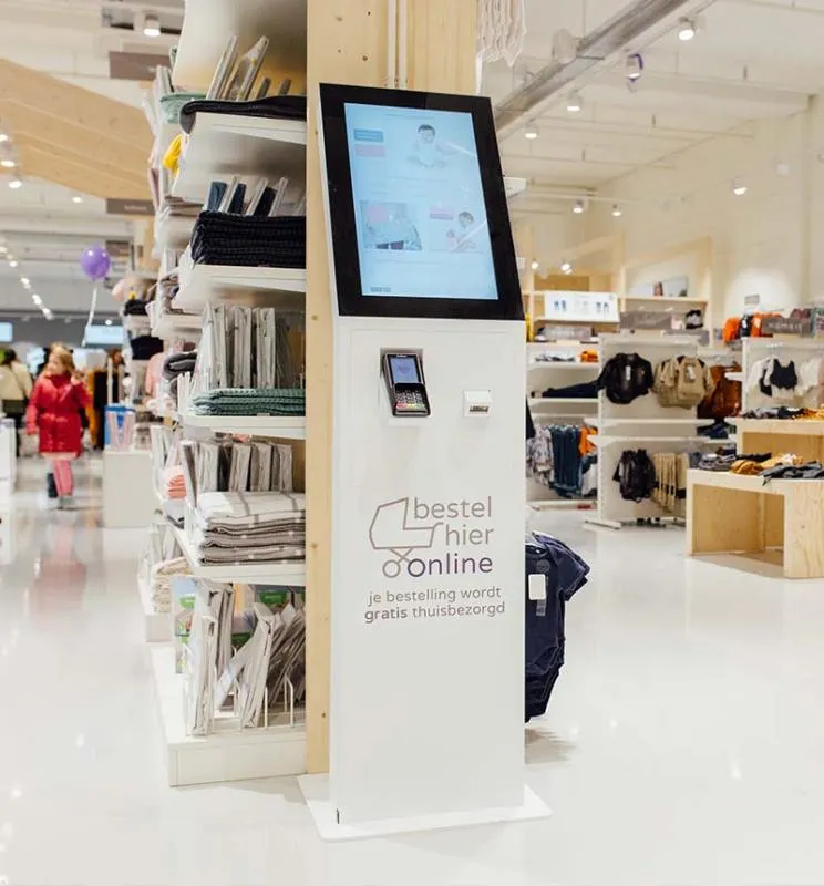 Self ordering kiosk