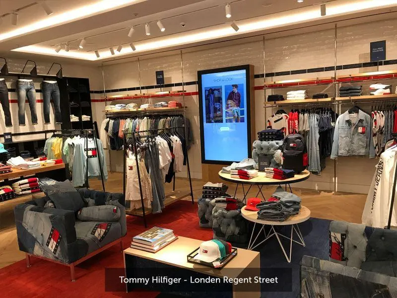 prestop touchscreen tommy hilfiger london regent street