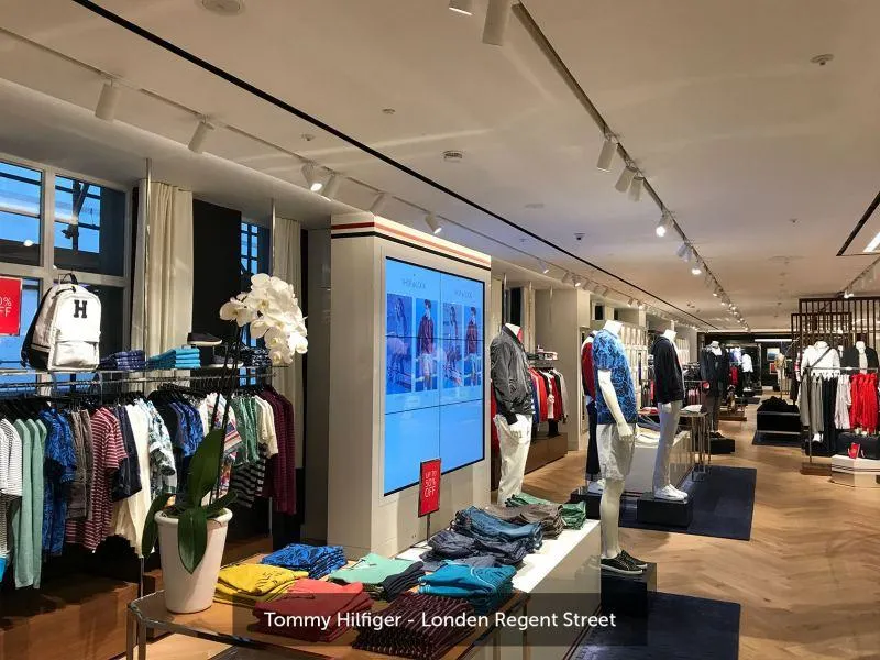 prestop touchscreen tommy hilfiger london regent street