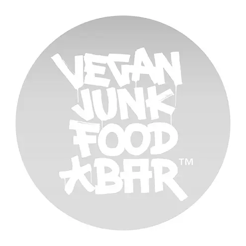Vegan Junk Food Bar logo Prestop reference